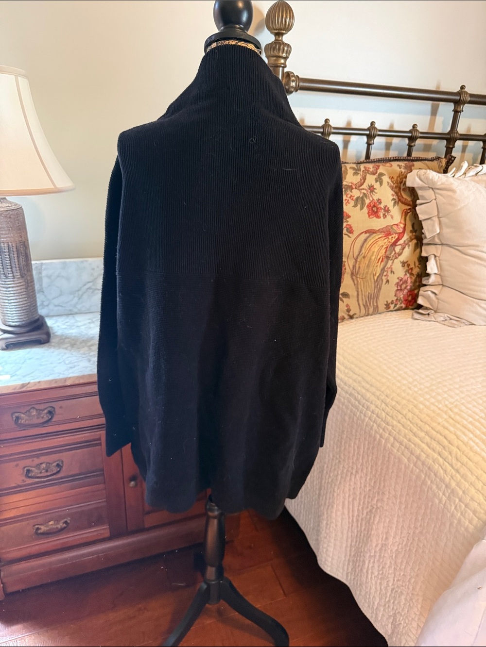 Free People Black Cowl Neck Sweater - Picture 2 of 4